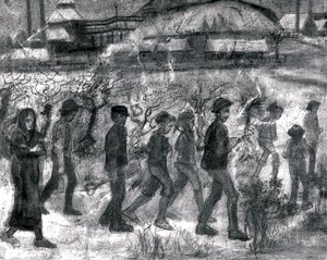 Miners - Cuesmes by Vincent van Gogh